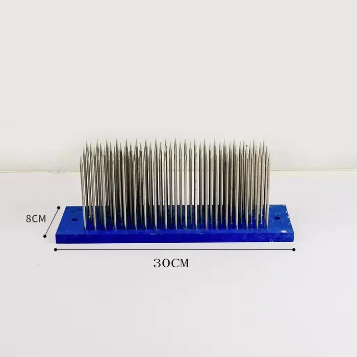Hackle pour cheveux en acier inoxydable