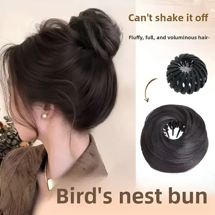 Chignon synthétique magique avec Clips élastiques circulaires