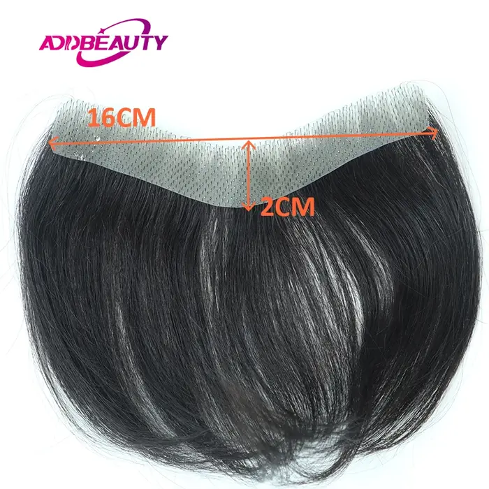 Choix hommes toupet PU V Style avant perruques de cheveux humains indien humain Remy système de chev