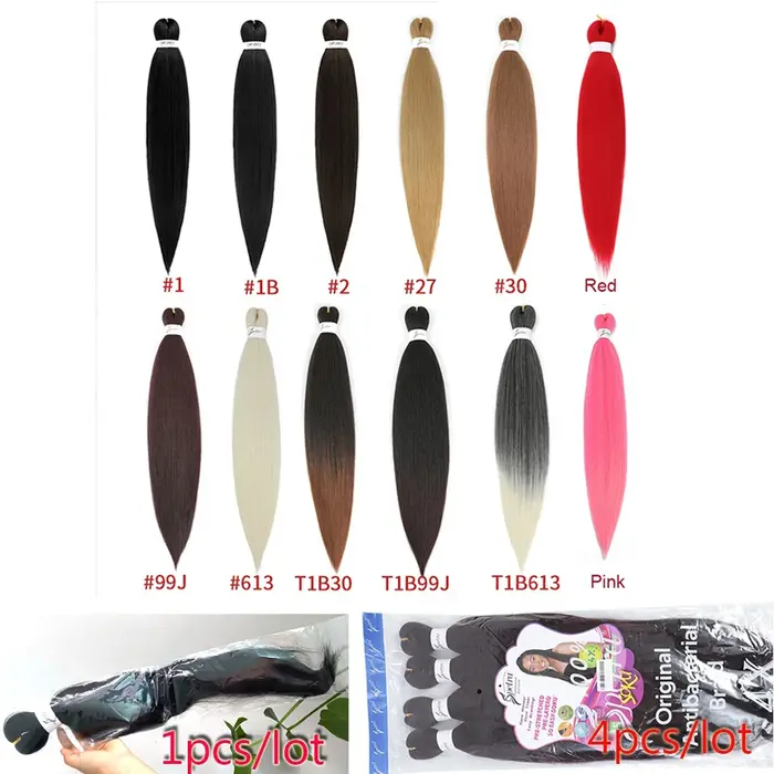 Extensions de Tresses Synthétiques Pré-étirées