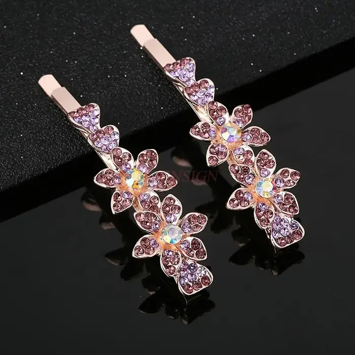 Pince à cheveux en cristal de diamant et accessoires pour cheveux