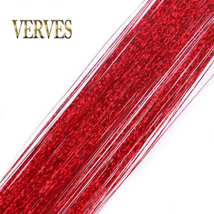 Extensions de cheveux en soie arc-en-ciel pour femme, 120 mèches/pièce, scintillantes et brillantes,