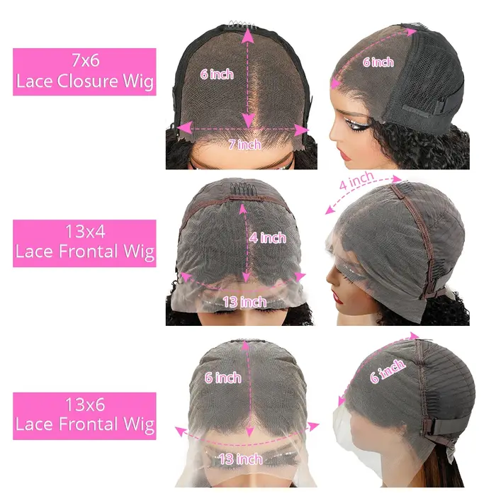 Perruque bouclée birmane sans colle, en cheveux humains, avec pointes spirales, dentelle HD 7x6 pré-