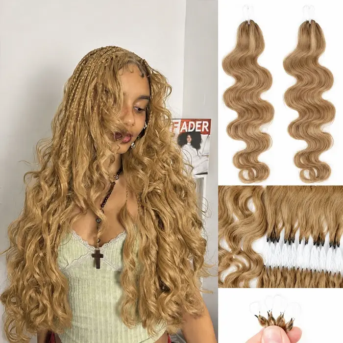 Extensions de cheveux humains au crochet