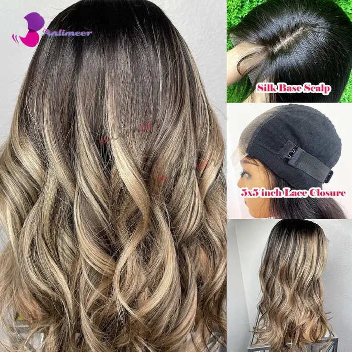 Perruques Lace Front en Cheveux Humains Pré-Pluckées