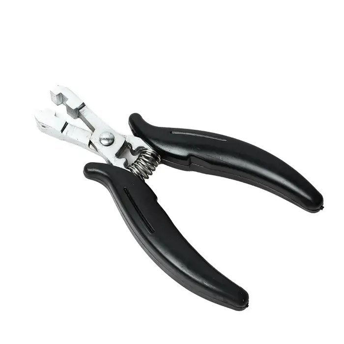 Pince à épiler pr-collée à la kératine pour extensions de cheveux