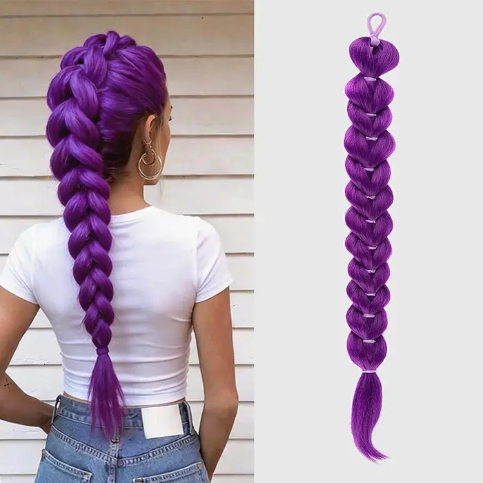 Extension de cheveux synthétiques pour femme