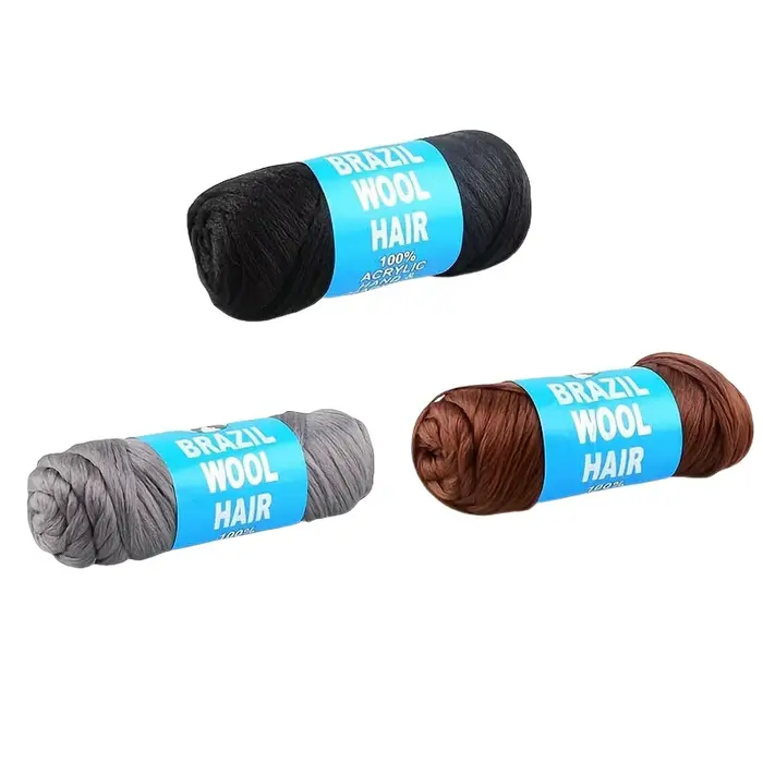 70g 1Pc Brésil laine brésilienne cheveux pour tressage désir pour fil