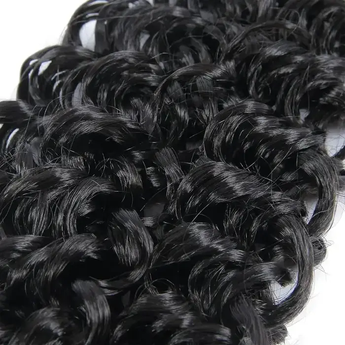 Extensions de cheveux humains brésiliens 12A, bouclés en spirales petites, bouclés crépus, pour croc