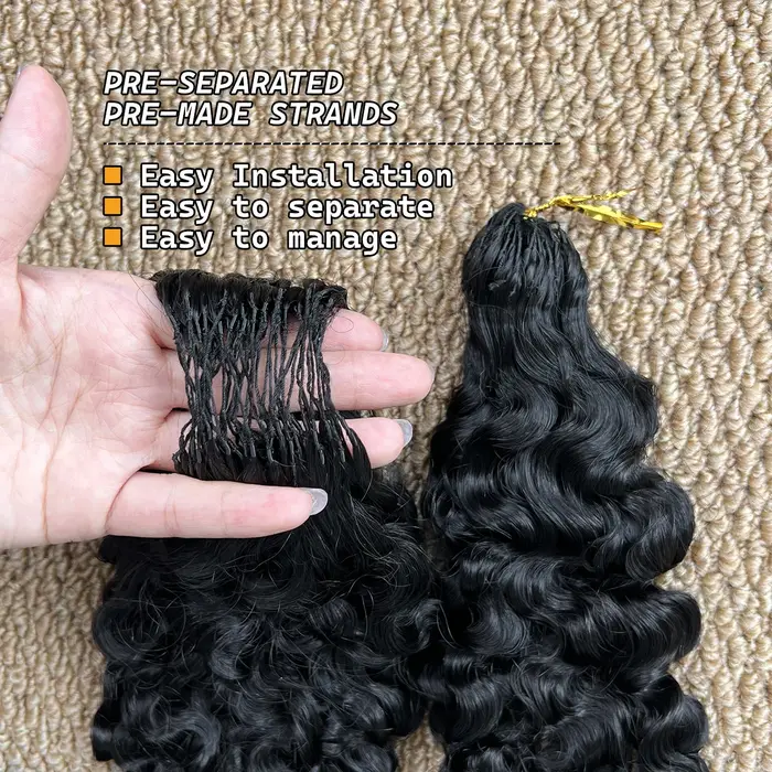 Extensions de cheveux humains 100% naturels