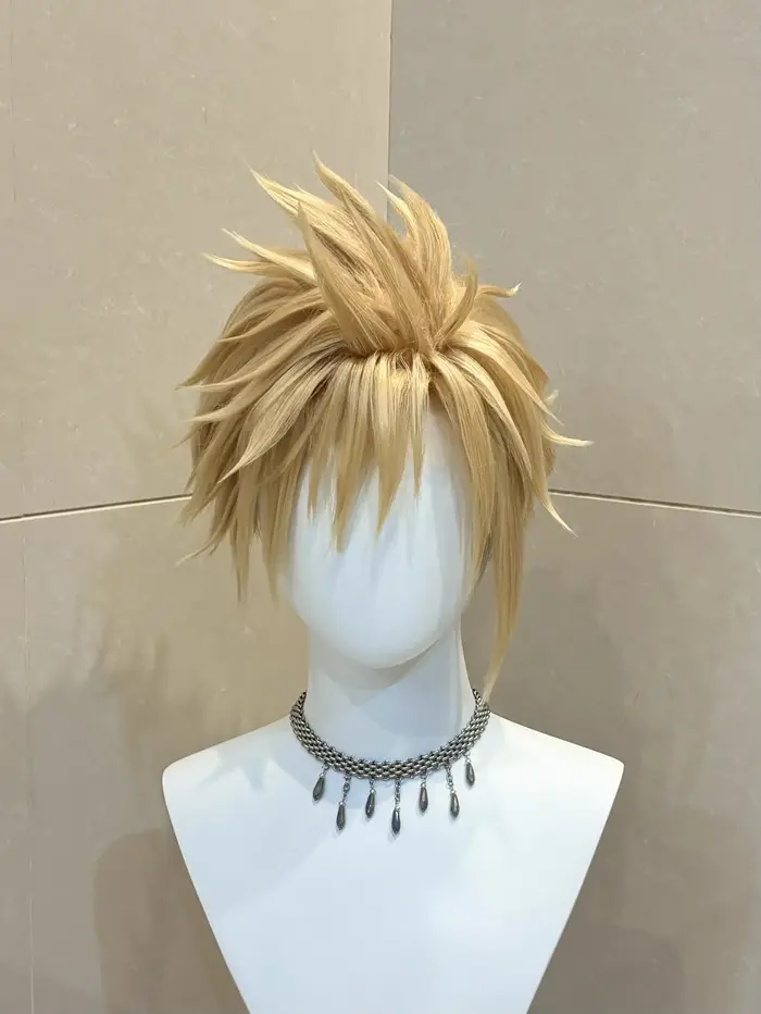 Perruque de cosplay Final Fantasy VII Cloud Strife