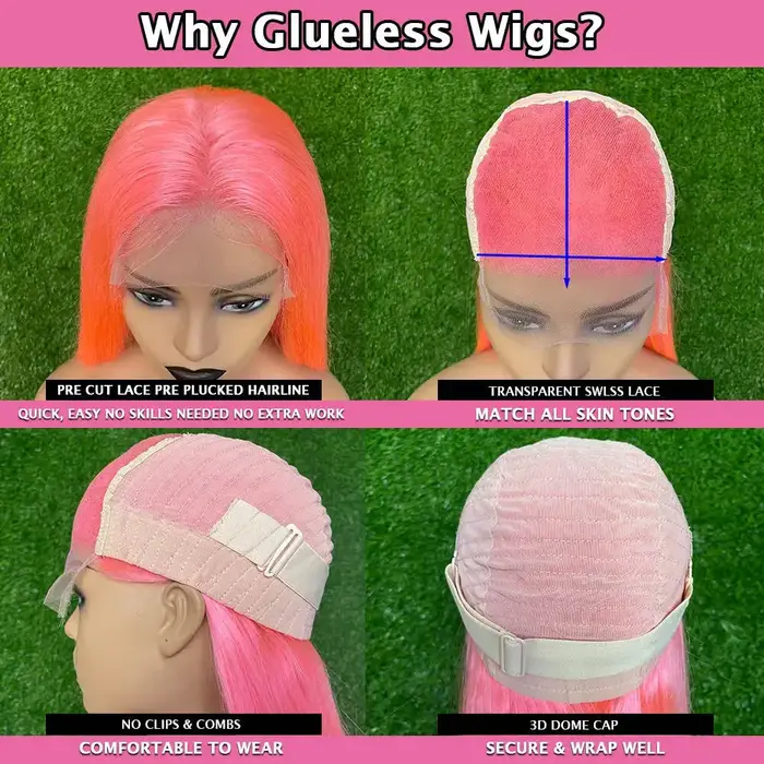 Blue Wear Go Glueless Wig