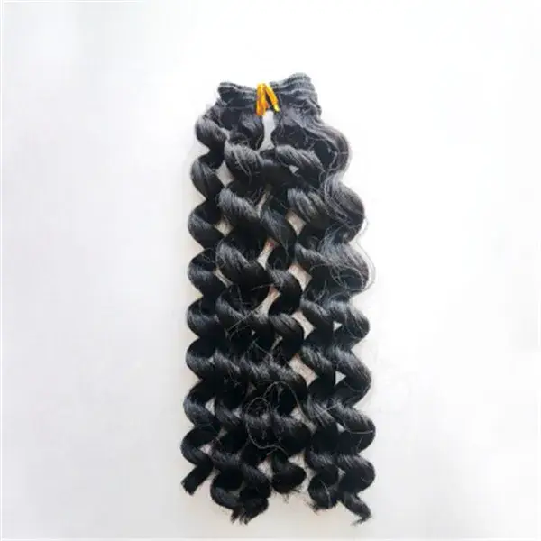 1 pièce Extensions de cheveux bouclés à visser 20*100cm pour toutes les poupées, Perruques DIY, Tiss