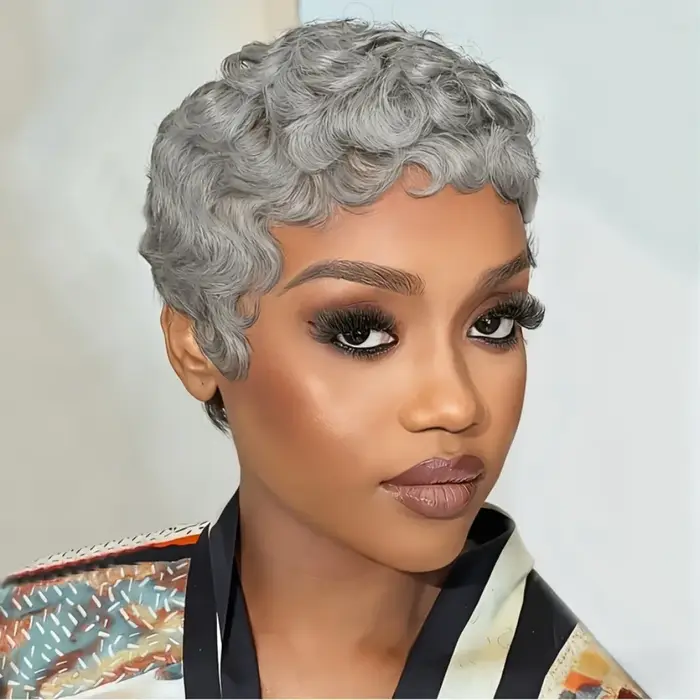 Perruque de cheveux humains Remy-perruque entièrement faite à la machine
