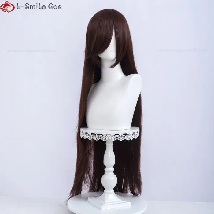 Perruque synthétique lisse et longue de 100cm pour femme