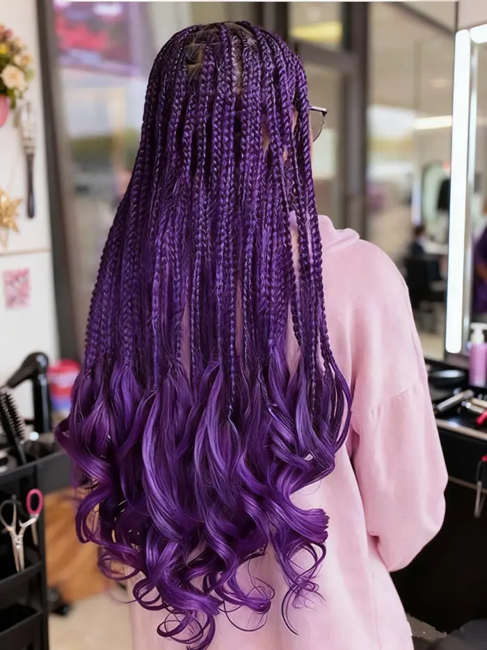 Boucles françaises cheveux Crochet tresses vague lâche spirale