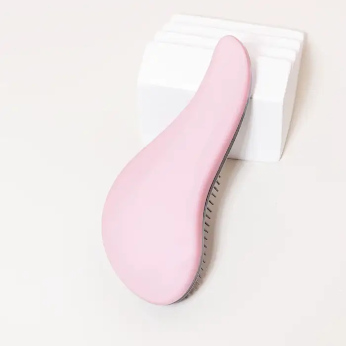 Brosse de massage antistatique, douche enroulée, brosse de massage, cheveux mouillés, brosse bouclée