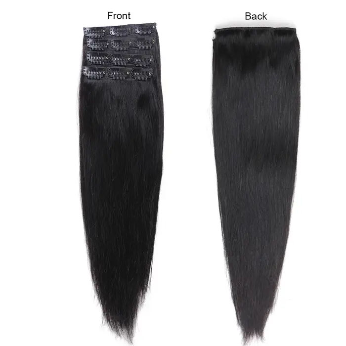 Clip dans les extensions de cheveux