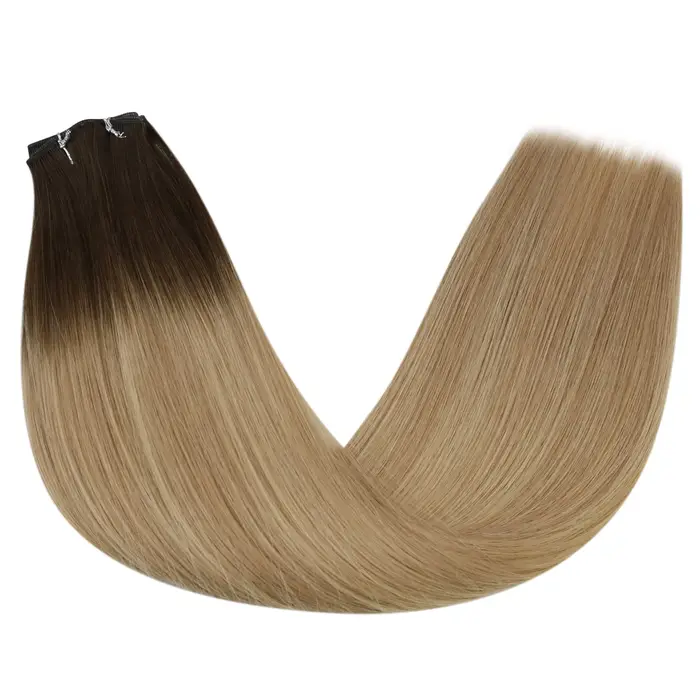 Ugeat – Extensions de cheveux humains, qualité Salon, 12 mois