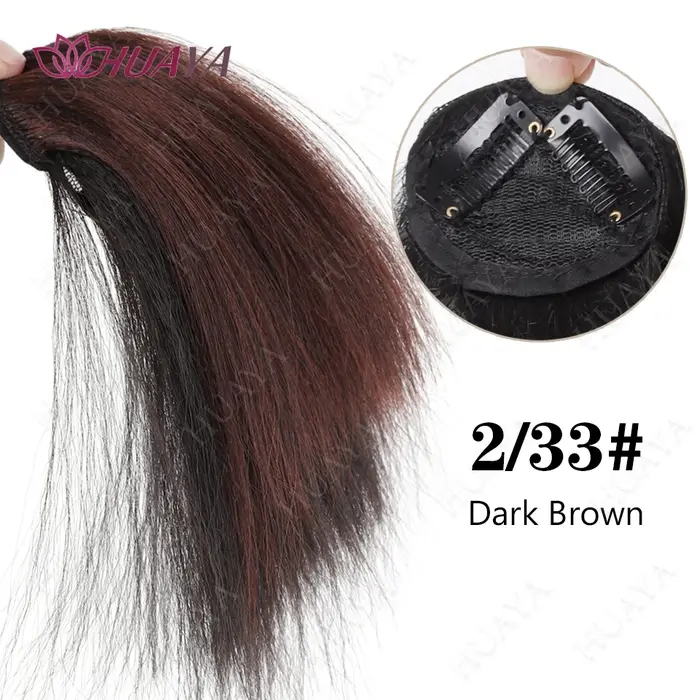 Extension capillaire synthétique à Clip pour femmes, perruque naturelle, épingles à cheveux invisibl