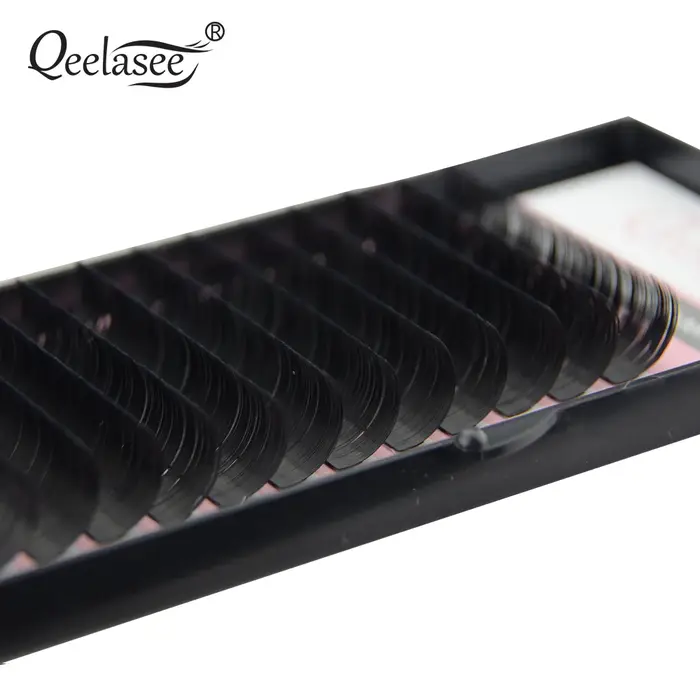 Lot de 20 faux cils individuels noirs mélangés toutes tailles