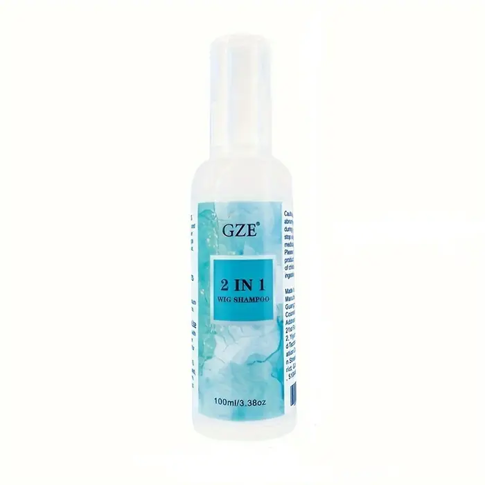 Shampoing pour perruque GZE 2 en 1 pour cheveux synthétiques, trempage et rinçage, nettoyage en prof