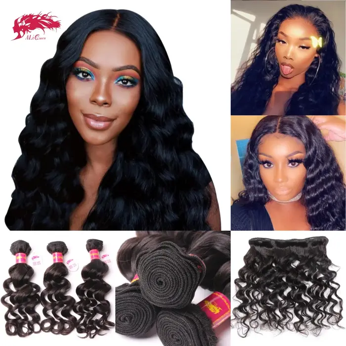 Tissage en lot brésilien naturel vierges bruts-Ali Queen Hair, cheveux humains, document naturel, 10
