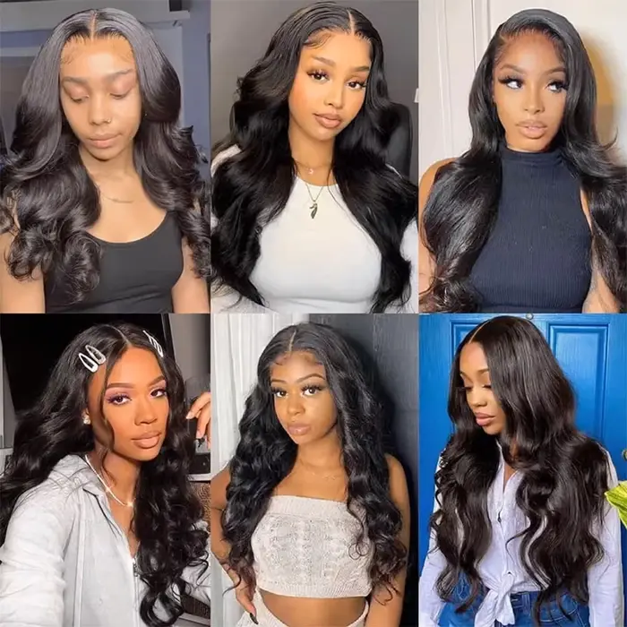 Extensions de cheveux humains au crochet de 30 pouces