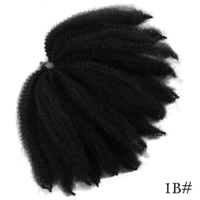 Cheveux synthétiques Marley pour tresses, 8 pouces, cheveux courts à tresser, extensions de cheveux