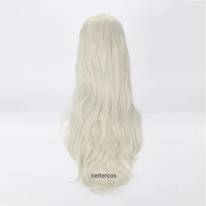 Perruques de cosplay princesse Elsa, cheveux synthétiques longs bouclés dorés légers, bonnet de perruque, degré de chaleur