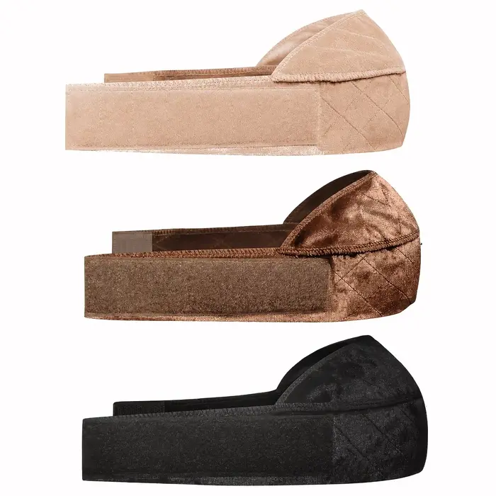 Ensemble de bonnets pour perruques avec maille respirante élargie et bande antidérapante en velours. Conçues