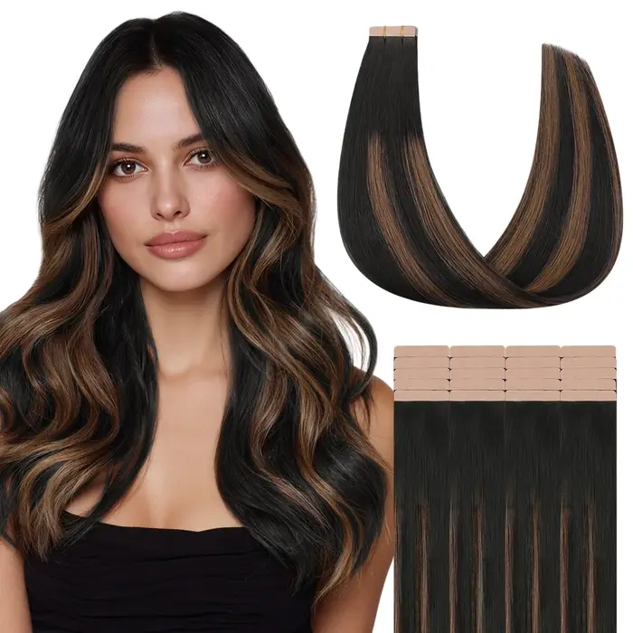 Bande dans les Extensions de cheveux humains véritable Remy Extension