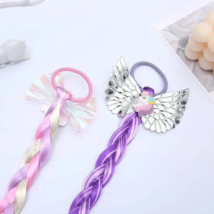 Princesse tresse Elsa bandeau postiche Cosplay perruques tressées pour Elsa habiller ensemble pour enfant en bas âge filles fête mariage anniversaire