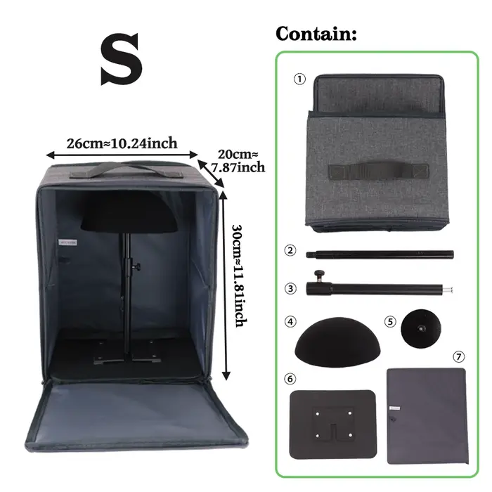 Boîte d'emballage pour perruques, toupets, closures, frontaux et sacs à cheveux, avec support de pré