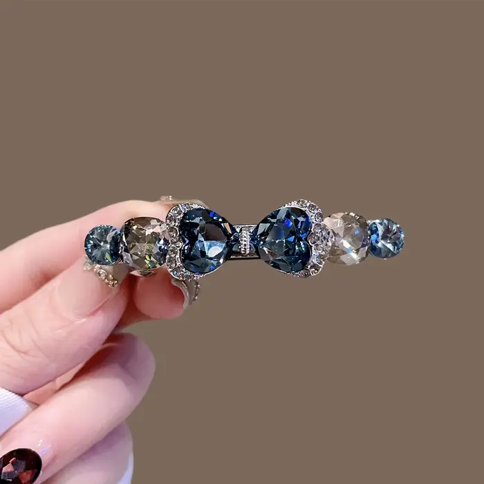 Barrette à cheveux en cristal de qualité supérieure