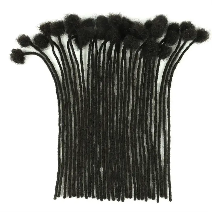 Extension de Cheveux Humains 0.6 Naturels, Fait à la Main, en Continu, 100% cm, 6 à 22 Pouces