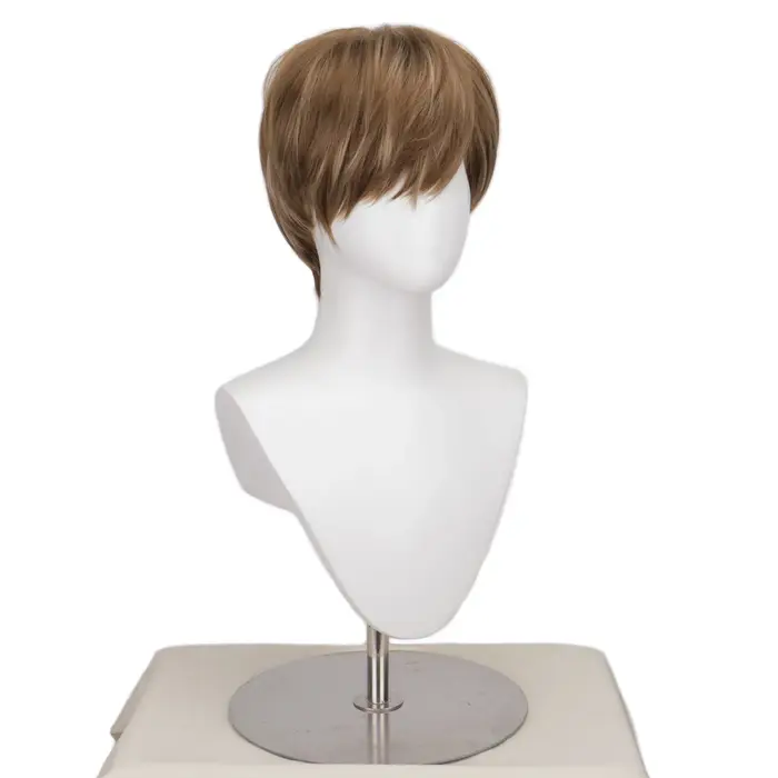 Perruque de cosplay Leon Scott Kennedy pour homme