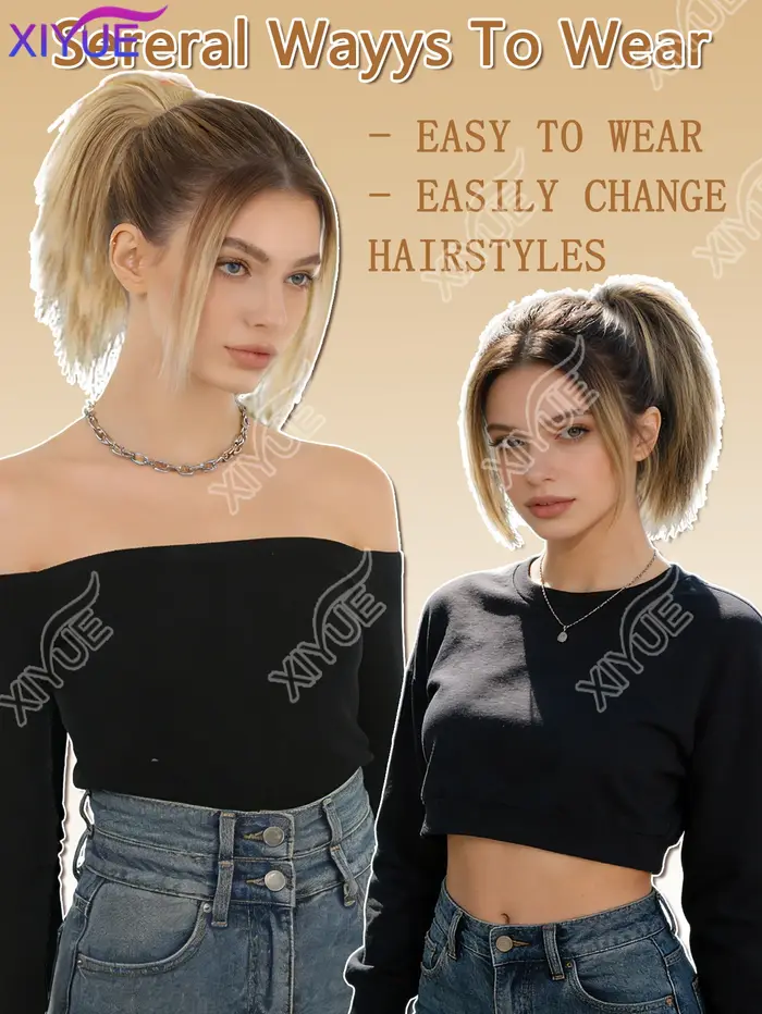 Extensions de chignon lisses