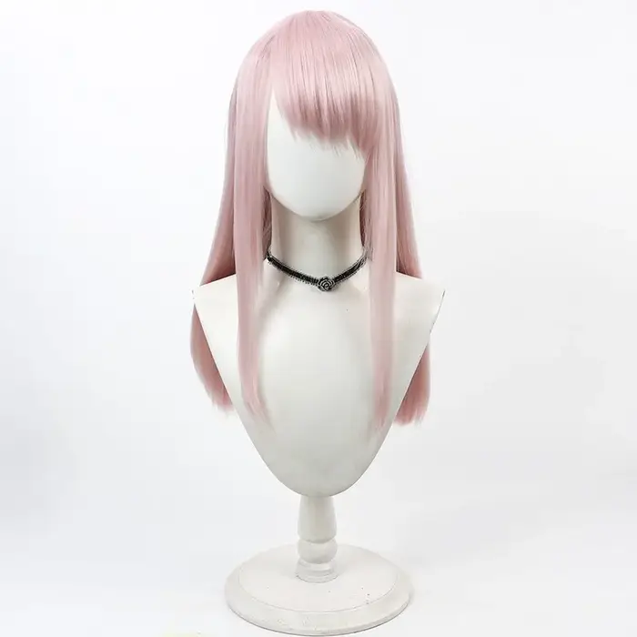 Anime déesse de la victoire: Nikke néon Cosplay perruque rose résistant à la chaleur cheveux synthétiques Halloween carnaval fête jeu de rôle perruques
