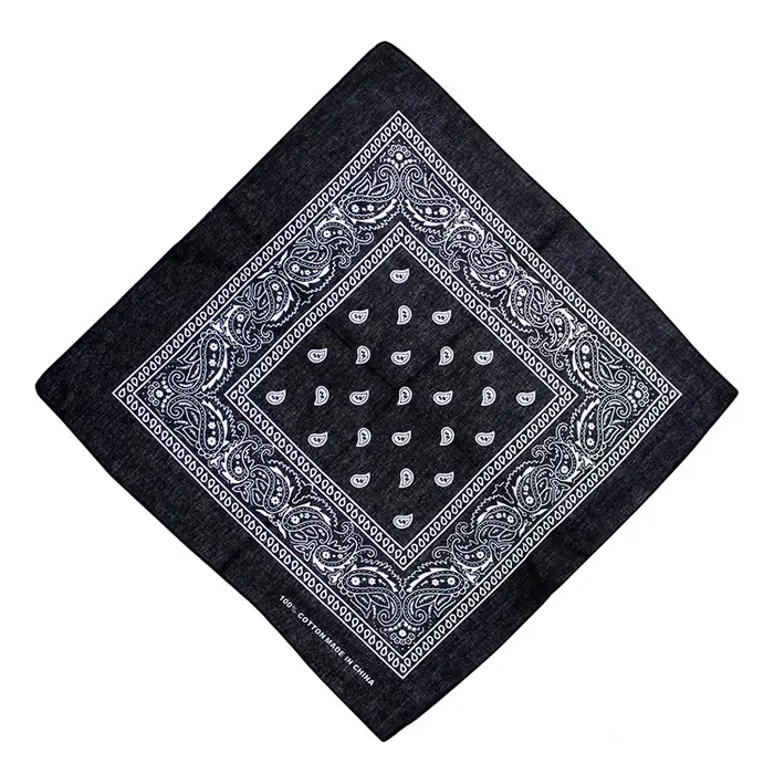 Hip Hop Cowboy Paisley écharpe grand bandana tête