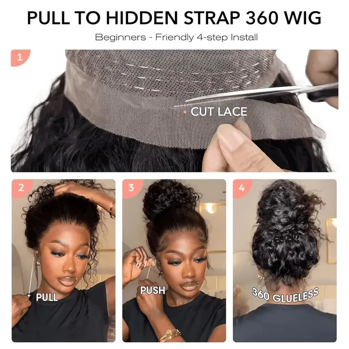 360 HD pleine dentelle bouclés perruques cheveux humains pré-plumés 13x6 13x4 dentelle frontale perr