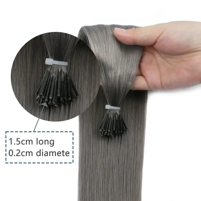 Extensions de cheveux à la kératine I-Tip