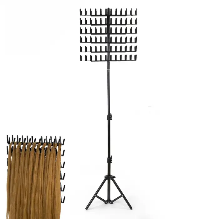 Support de tressage de cheveux, support d'extension de cheveux, facile à installer, empêche les enchevêtrements, support de tressage réglable, supports de tressage Double face