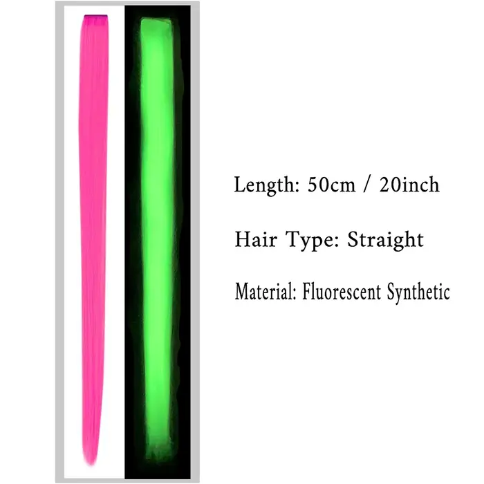 Extensions capillaires synthétiques lisses de 20 pouces