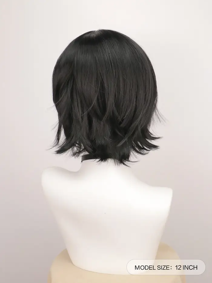 Perruque de Cosplay Anime détective Conan pour Halloween