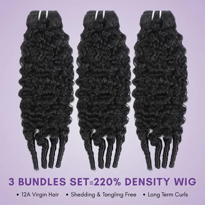 Extensions de cheveux humains bouclés birmans avec closure 4x4HD en dentelle transparente et frontal tissé