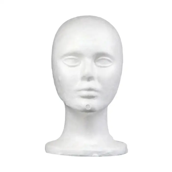Tête de Mannequin en Mousse Polyvalente pour Perruque