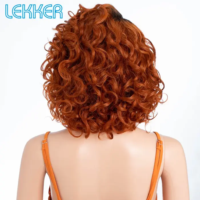 Perruques Lekker Ginger 100% Cheveux Humains
