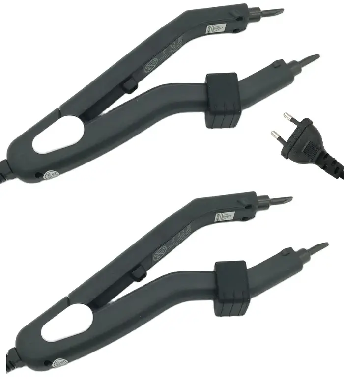 Pinces d'extension de cheveux à pointe chauffante-fer chaud pour connecteurs de machines