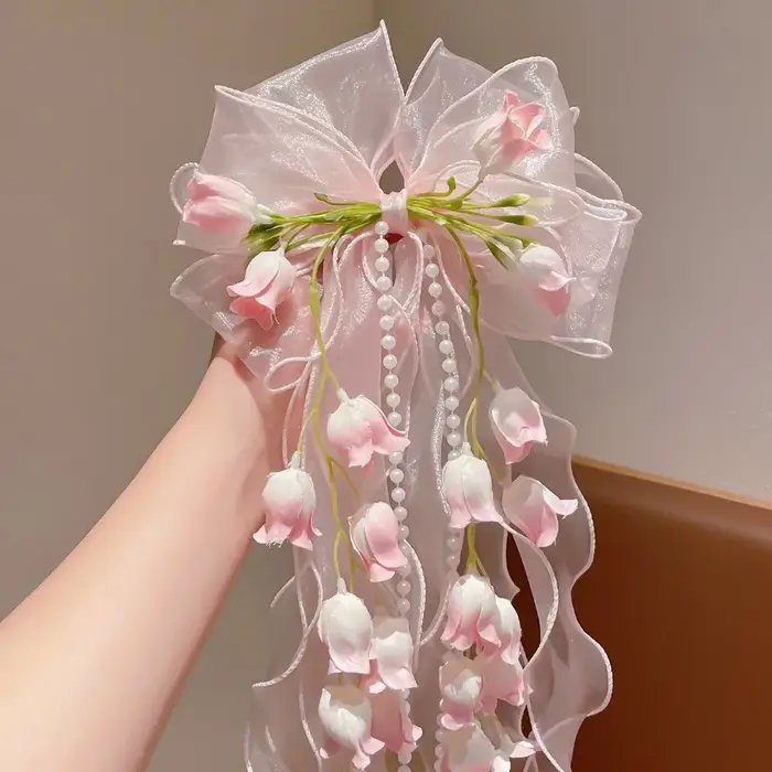 Pince à cheveux Lolita Fée Douce à fleur